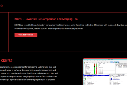 Can You Compare Folders with KDiff3
