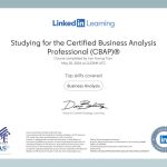 CBAP Certification